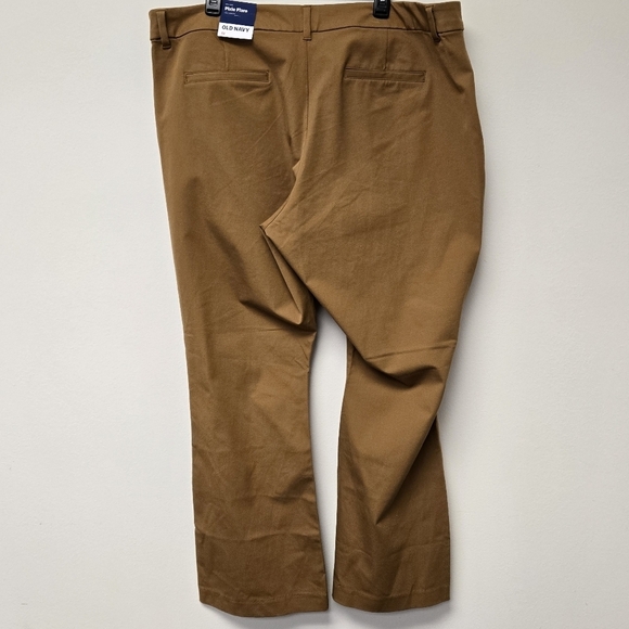 Old Navy High Rise Pixie Flare Pants Bourbon 22 - Picture 4 of 10